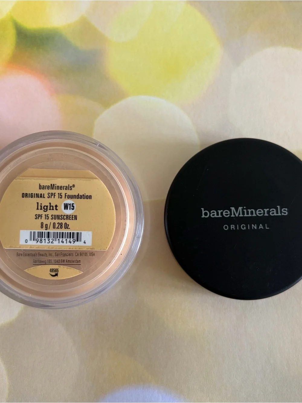 bareMinerals Loose Mineral Foundation - Light W15 Original SPF 15 - 8g Full Size